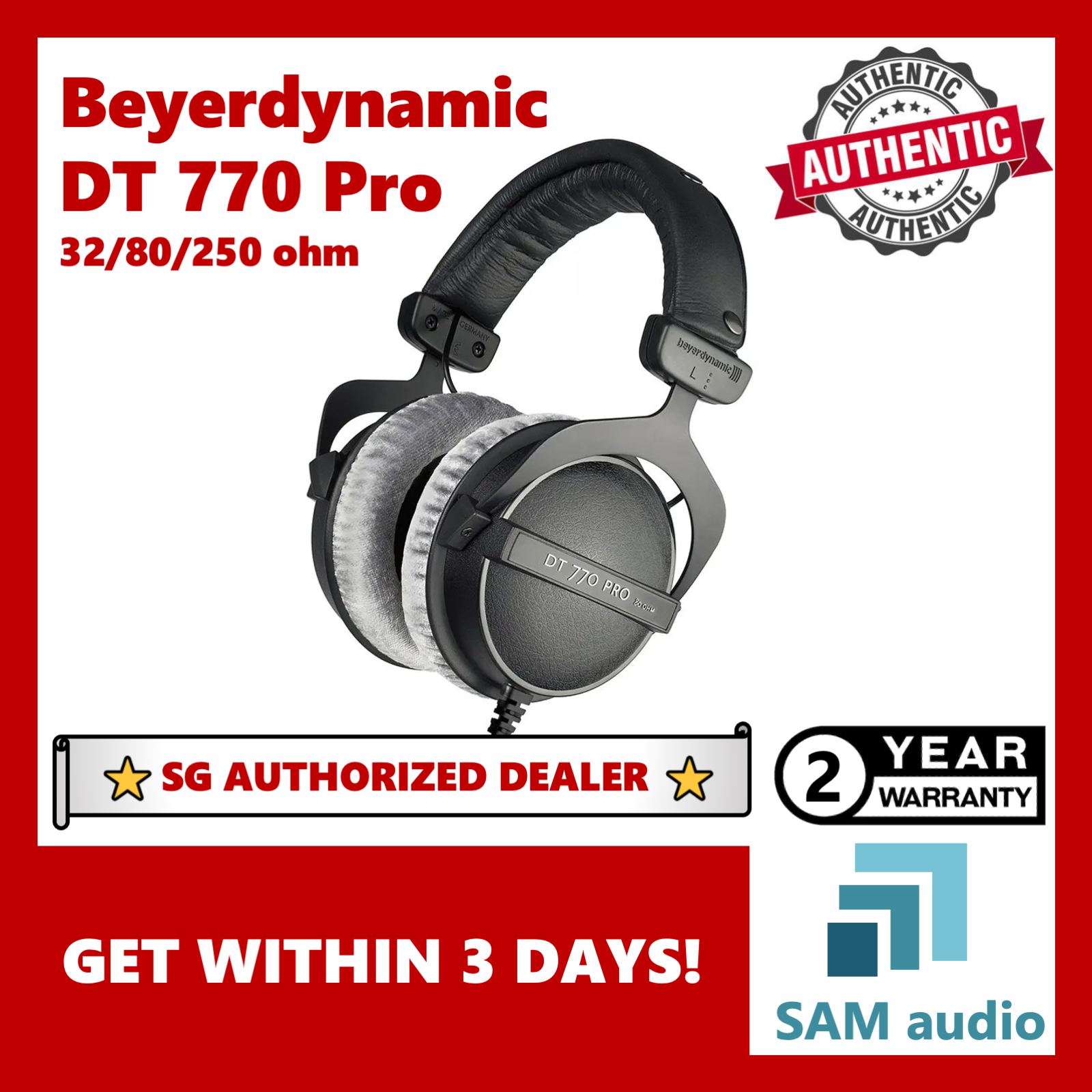 Beyerdynamic Dt 770 80 - Best Price in Singapore | Lazada.sg