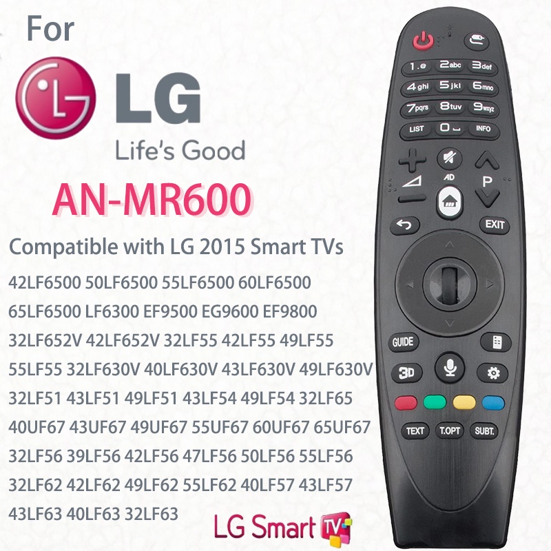 New AN-MR600 Replacement LG 2015 Smart TVs Remote Control Without voice pointer functionCompatible w