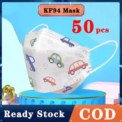 【Ready Stock】50 Pcs Kf94 Face Mask For Kids Kf94 Face Mask Washable Original 50 Pcs White Washable Clothmade Korea Kf94 Face Mask Kf94 Mask Original 50 Pcs Single Facial Kids