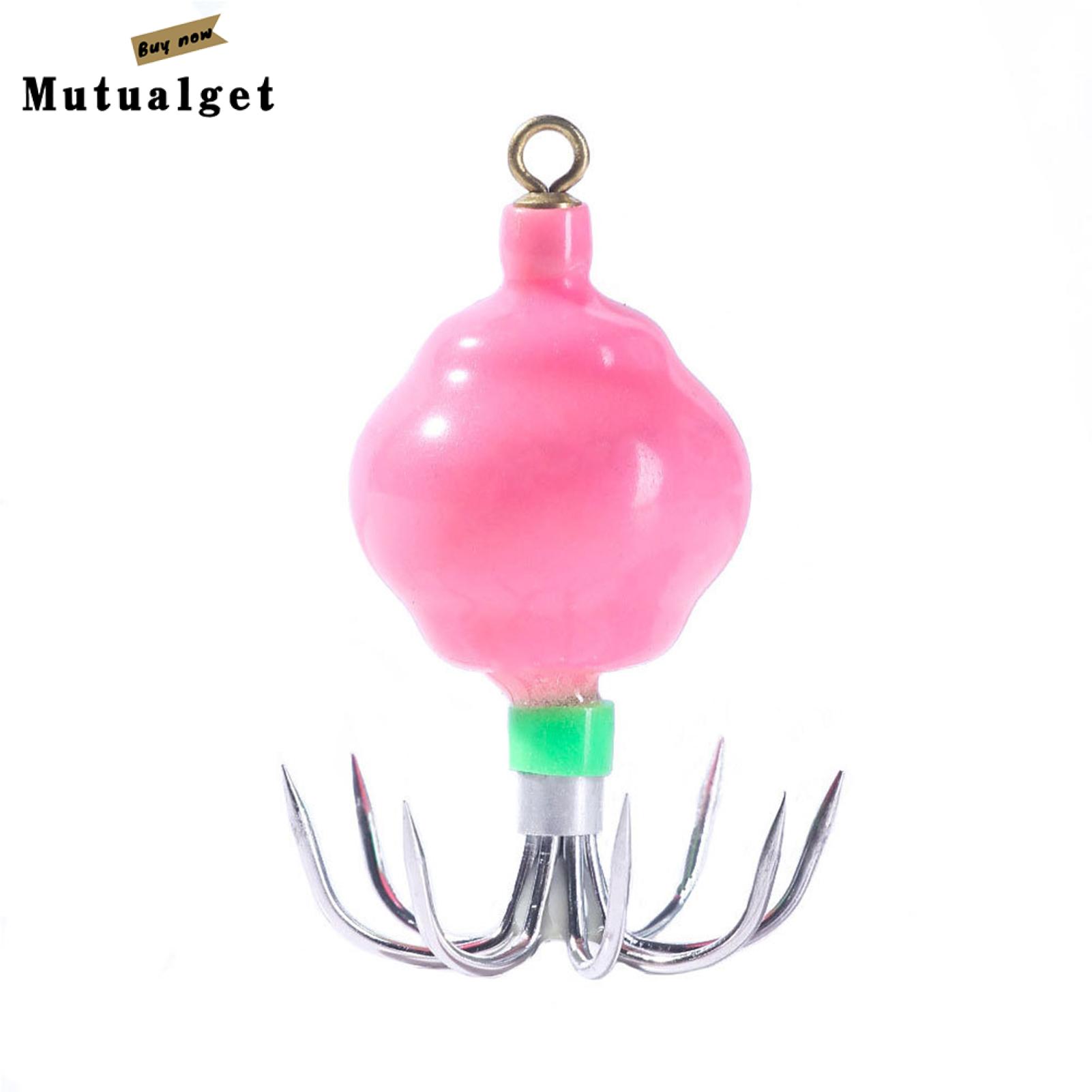 Mutualget 48.2g Practical Sea Fishing Lure Explosion Hook Convenient to Carry Lightweight Squid Fishing Bait for Angling Sturdy Big Squid