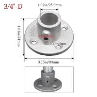 LUXERY 1/2/3/4″ Pipe Fitting Connector Fixed buckle Aluminum Alloy Steel Circular Pipe Connector  Elbow Frame Fasteners Steel Tube Shelf