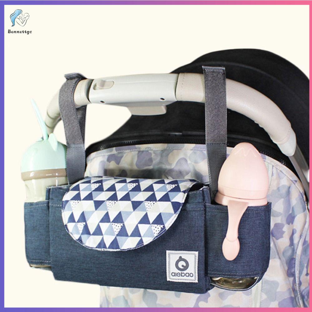 BENNETTGC Waterproof Baby Stroller Bag Multifunctional Hang Mommy Bag