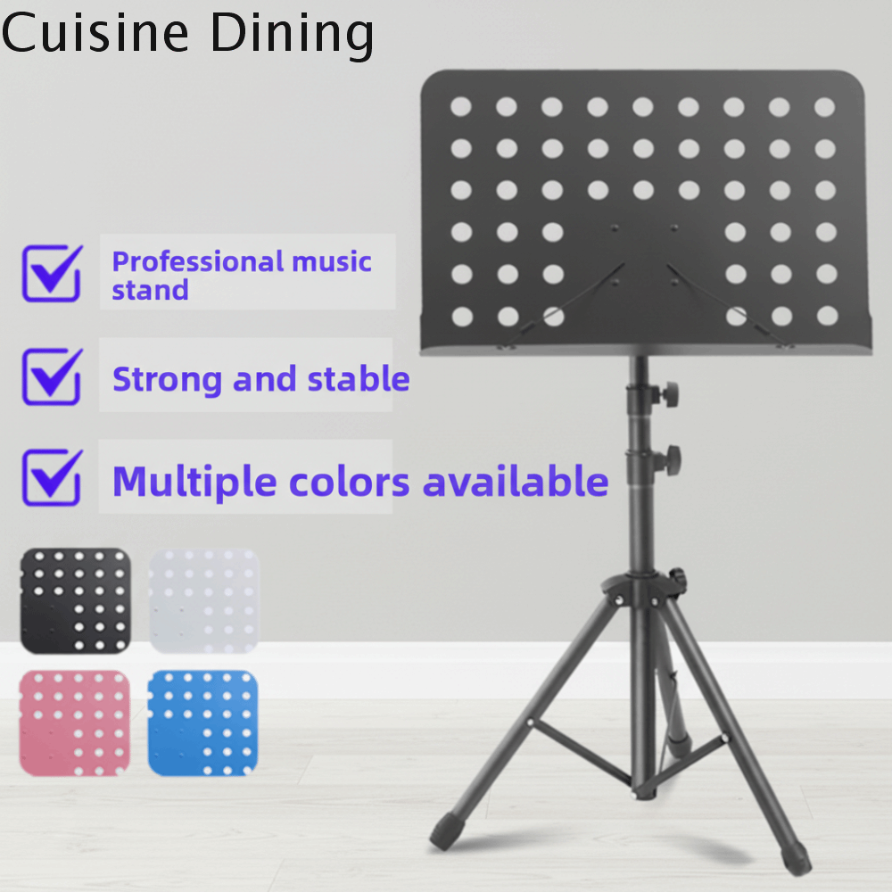 CUISINE Di động Giá nhạc, giá đỡ sách Chiều cao có thể điều chỉnh Có thể thu vào Giá đỡ sách nhạc Nhạc cụ dây Mạnh mẽ Giá nhạc Đàn guitar