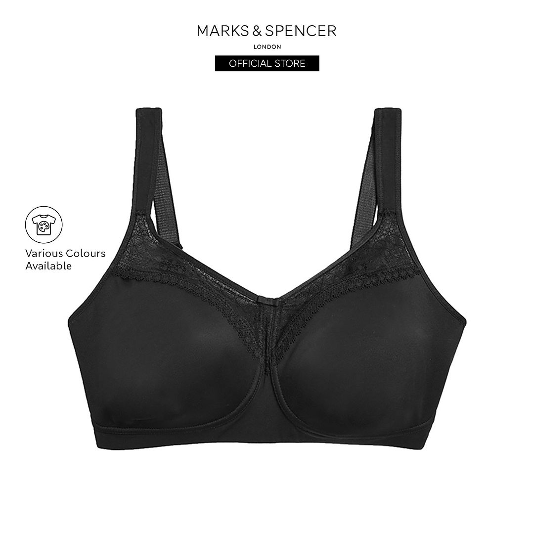 NEW! M&S Boutique Marks & Spencer apricot non-wired unpadded