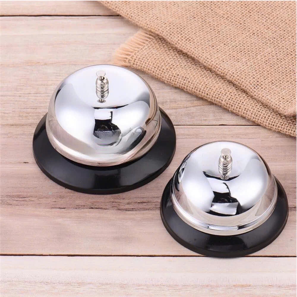 Giá sỉ xưởng Chuông báo ra đồ ăn báo order gọi order halo để bàn gọi phục vụ cỡ lớn, hàng inox xịn