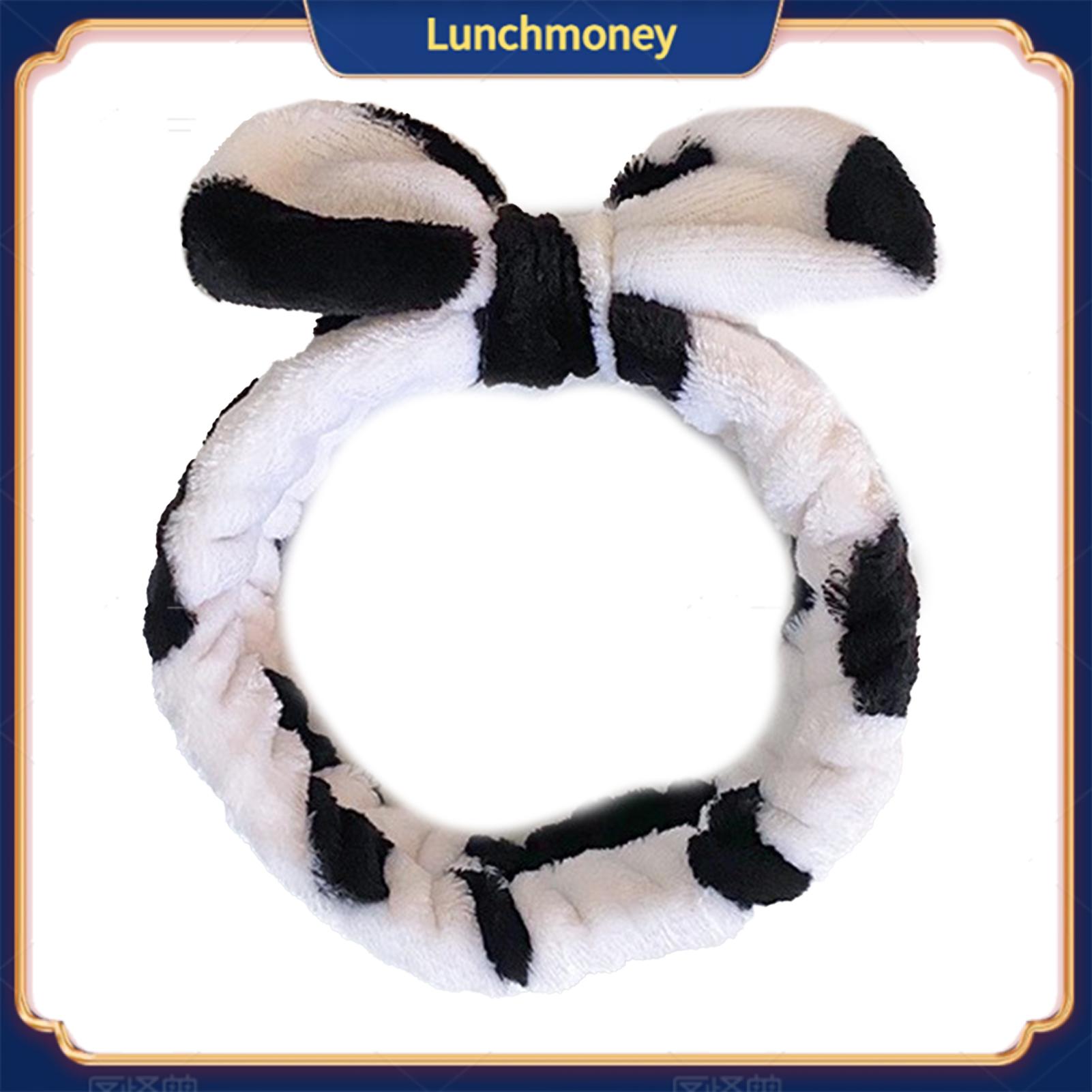 Dễ Thương Hairband Bò Headband Cho Phụ Nữ Hoàn Hảo Cho Trang Điểm Spa Và Chăm Sóc Tóc băng co giãn có thể điều chỉnh Cho Comfort Lý Tưởng Cho Mùa Thu/Mùa Đông