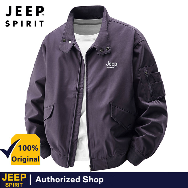 รูปสินค้า JEEP SPIRIT Men's Spring and Autumn Korean Edition Leisure Outdoor Flight Jacket