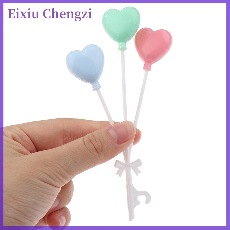 Eixiu 1 Bộ mô hình cối xay gió bóng bay đầy màu sắc thu nhỏ Nhà búp bê 1:6 đồ chơi trang trí sân vườn