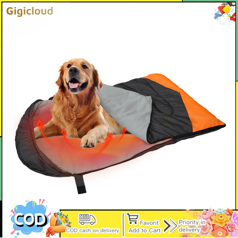 Portable Warm Dog Sleeping Bed, Washable Pet Sleeping Bag, Adjustable Temperature Heating Pad Dog Bed With Storage Bag For Indoor Outdoor Travel ราคา 870 บาท*ส่งฟรี