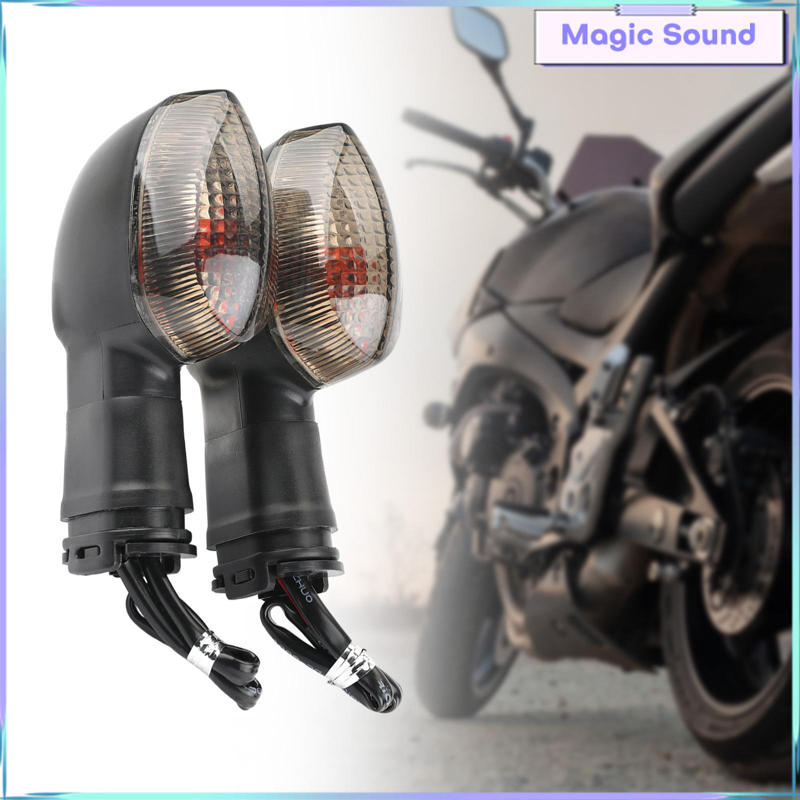 Âm thanh kỳ diệu 2PCS đèn tín hiệu Rẽ 12V cho Yamaha Yzf-r6 Bìa màu xám