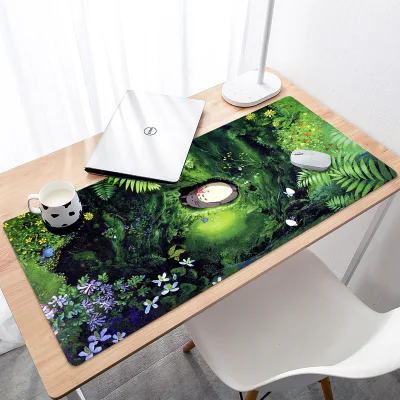 New Designs My Neighbor Totoro anime mouse pad gamer play mats notebook Office Mice Gamer Soft Lockedge gaing Mouse Pad