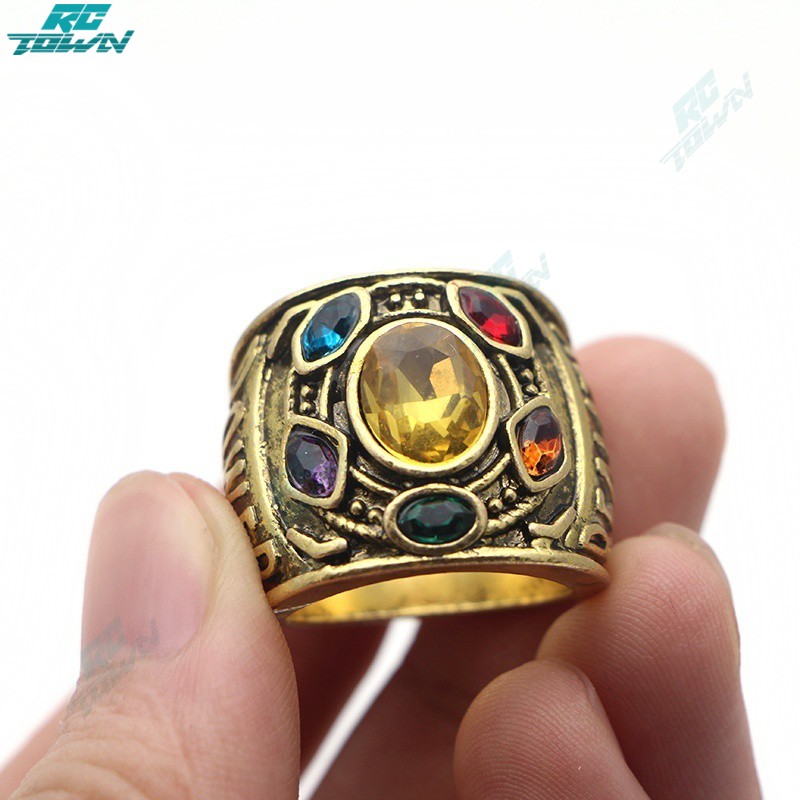 Marvel Avengers: Cuộc Chiến vô cực Thanos găng tay trang sức nhẫn điện trang trí cosplay
