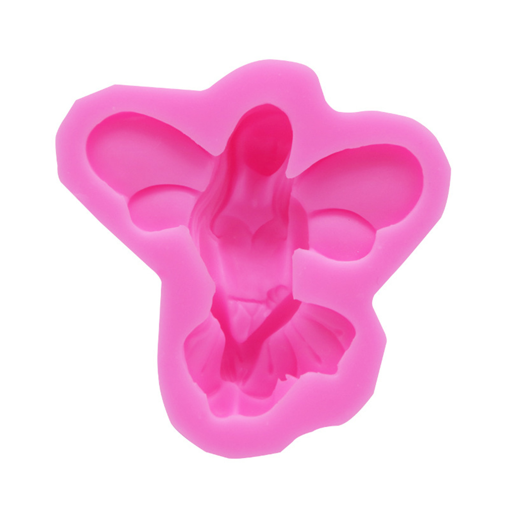 Fairy Angel bánh khuôn silicon Kẹo mềm sô-cô-la Khuôn bánh nướng nhỏ thủ công tự làm trang trí dụng cụ làm bánh