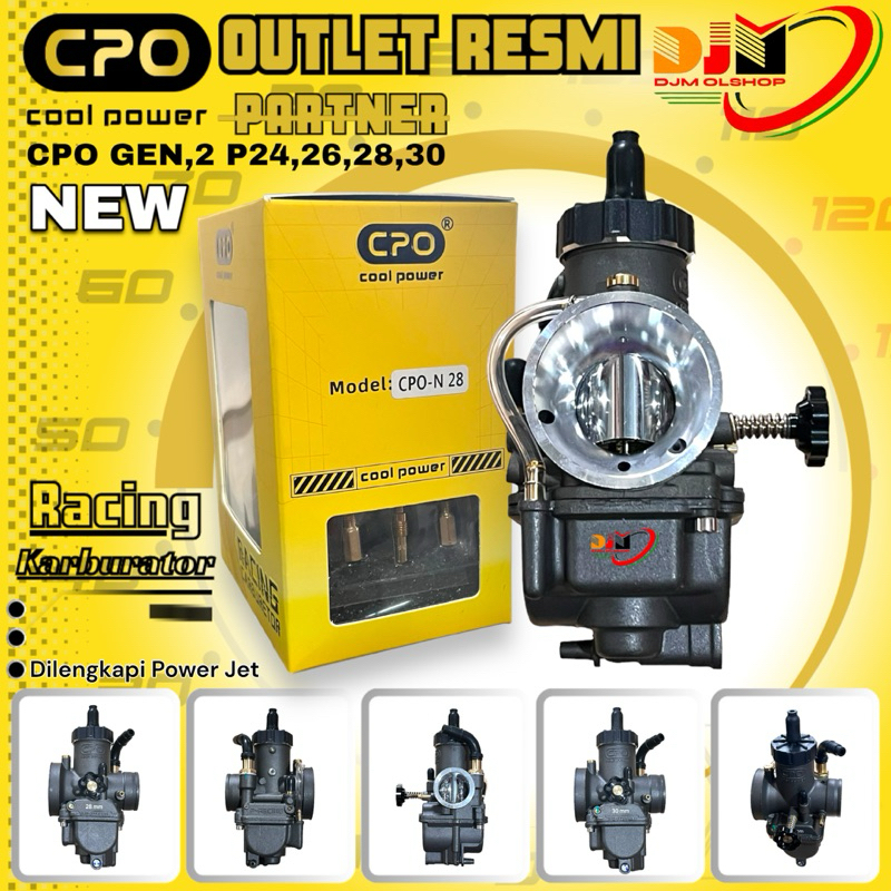 Cpo Gen2 Pe 24 26 28 30 Carburetor New Upgrade Original Cool Power Harga 119,500 rupiah*Gratis Ongkir
