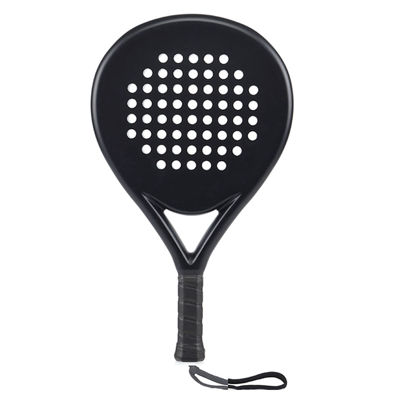 Heart Carbon Fiber Plate Tennis Racket Black Beach Tennis Racket Beach
