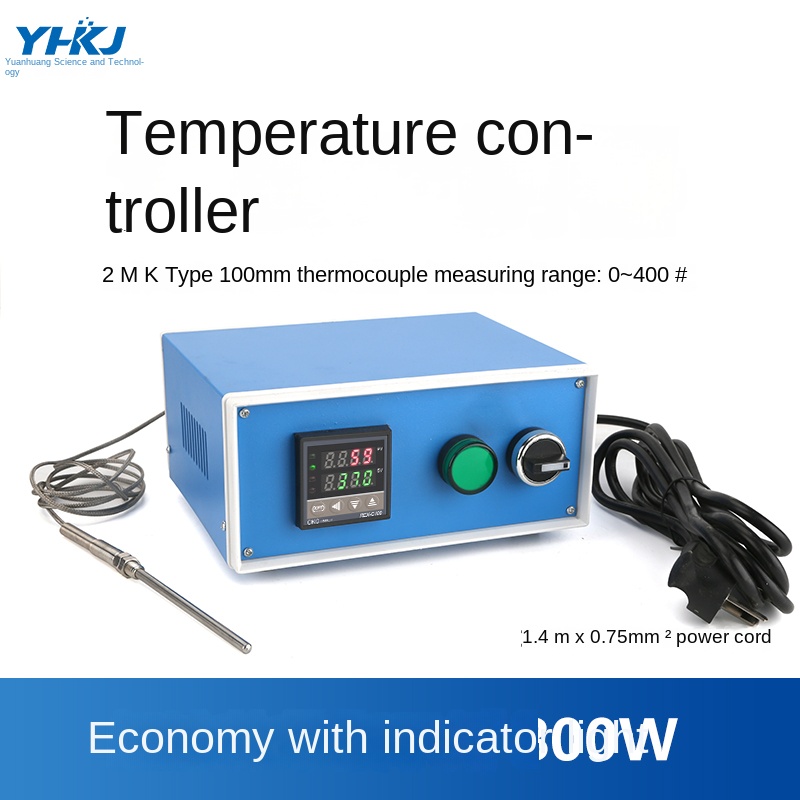 Hộp Nhiệt Độ WKC100 Nguồn Hoàng, REX-C100, 800-4000W, Báo Nhiệt 1300°C, Có Báo Lỗi, Công Nghiệp - 800W