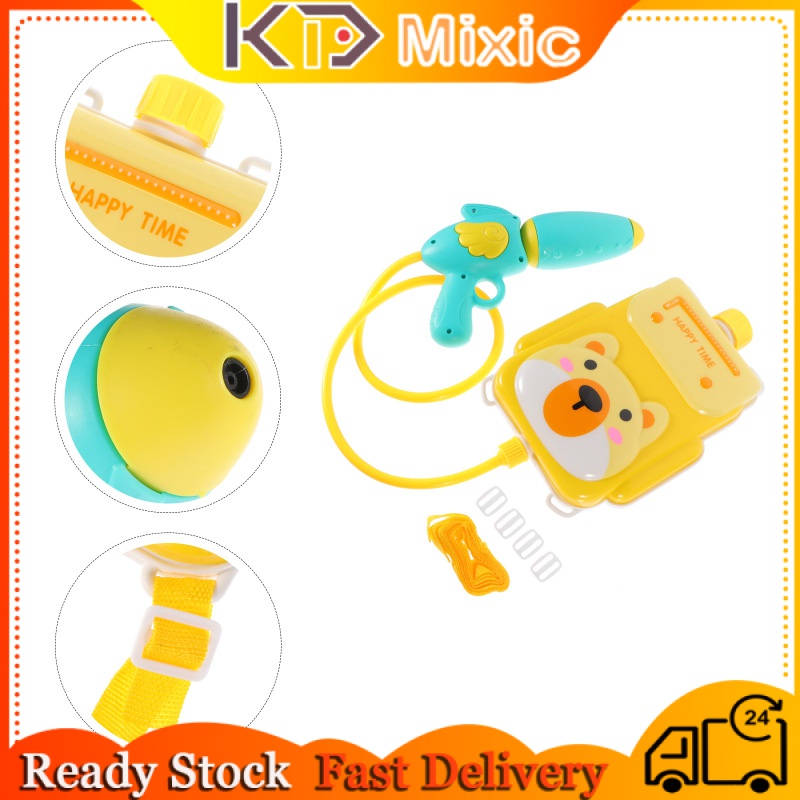 Mixic Ba lô đồ chơi xịt nước ngoài trời trẻ em bắn súng đồ chơi đồ chơi bằng nhựa