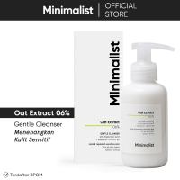 Minimalist 6% Oat Extract Gentle Cleanser | Face Wash dengan Hyaluronic Acid untuk Kulit Wajah Sensitif | 100ML