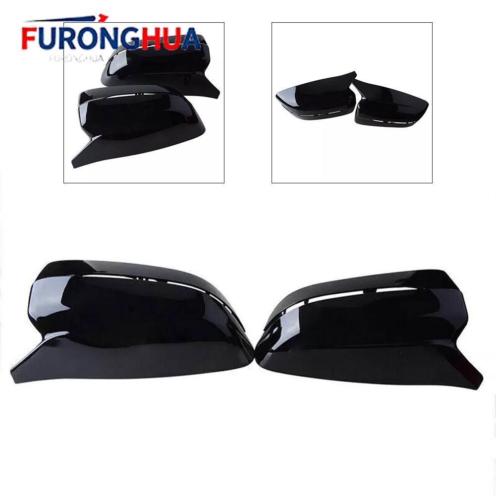 อุปกรณ์ประดับยนต์และชิ้นส่วนยานยนต์ FURONGHUA ฝาครอบกระจกมองข้าง ABS สีดำเงา สำหรับ BMW ตั้งแต่ปี 2016 เป็นต้นไป [Brand New] [FURONGHUA]
