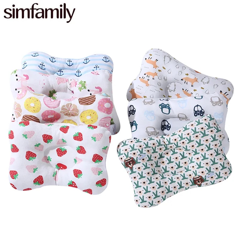Simfamily1Pc Bedding Neck Support Baby Pillow Newborn Head Infant Shaping