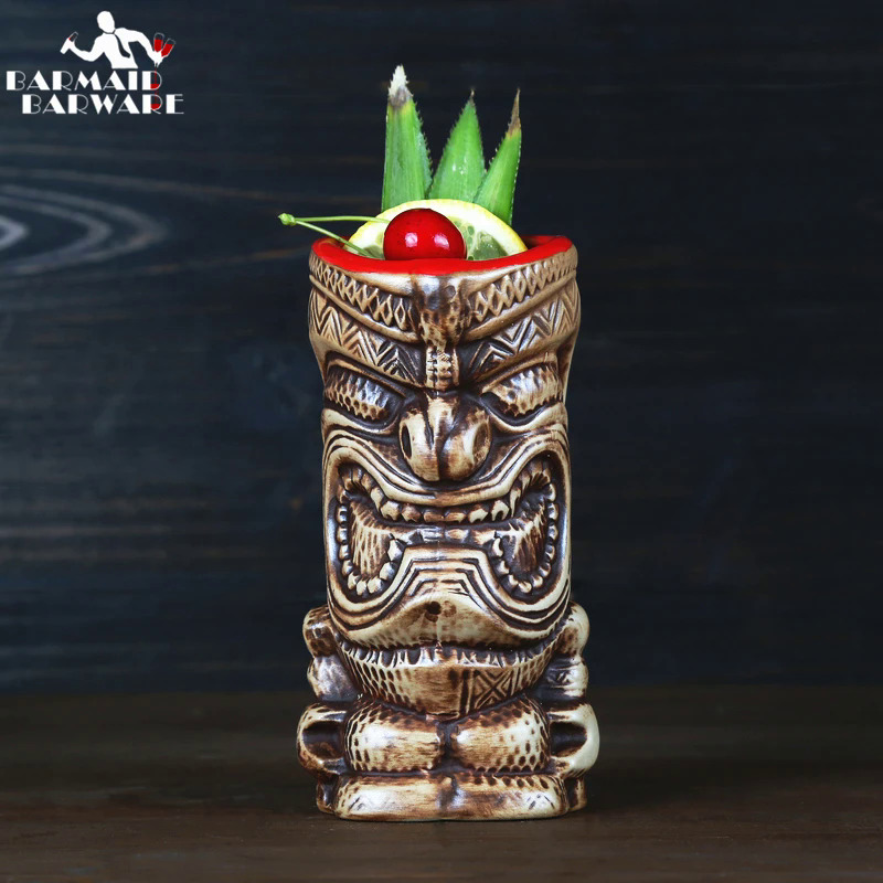 400ml gốm Tiki Mug sáng tạo sứ bia cốc cốc