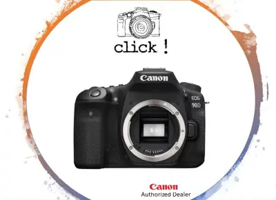 Canon EOS 90D DSLR Camera Body Only (Free 64GB SDXC + Camera Bag)