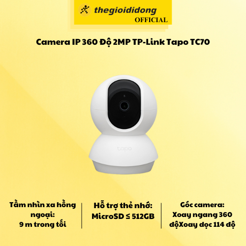 Camera IP 360 Độ 2MP TP-Link Tapo TC70