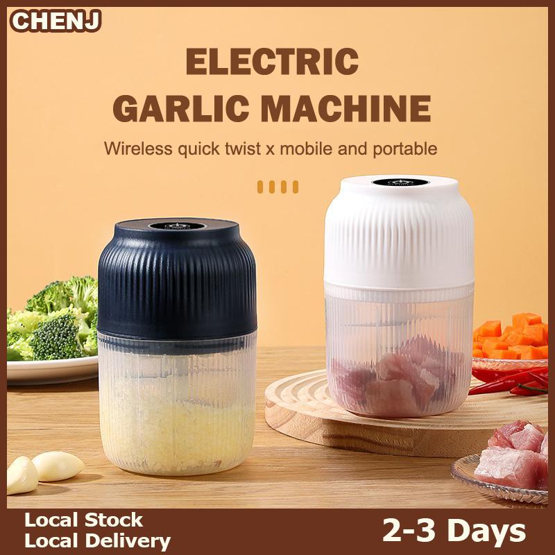 CHENJ fast delivery USB Có Thể Sạc Lại Không Dây Thực Phẩm Chopper Điện Xách Tay Tỏi Máy Nghiền 250Ml Cho Nhà Bếp Nhỏ Du Lịch Dã Ngoại Nấu Ăn