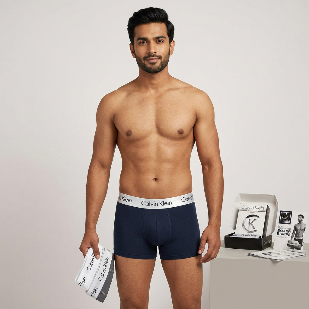 Pack of 3 Mans Under Wear CK Brands premium Quality soft Box pack