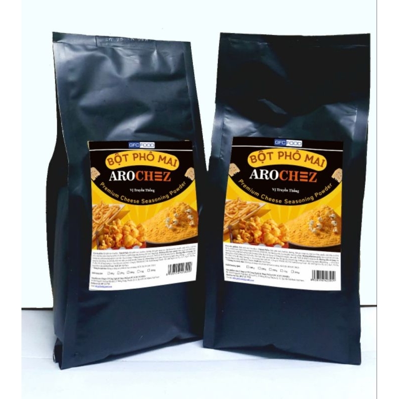 combo 3 túi 1kg bột phô mai thơm béo đậm đà cho món Bỏng ngô, khoai tây chiên, bánh snack, sốt salad