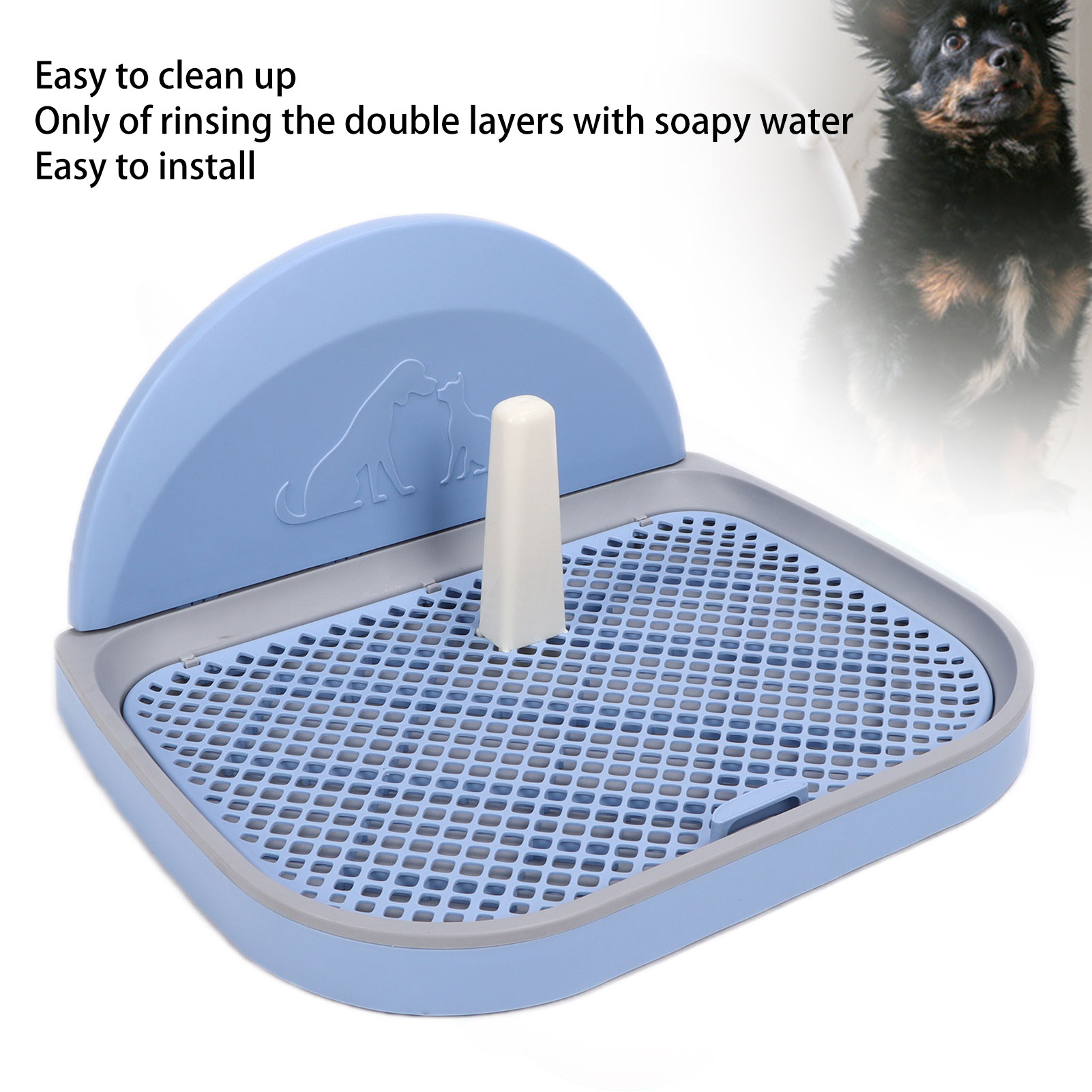 Mesh Pet Toilet Compact Pet Toilet for Dogs for Cats