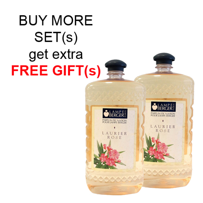 Buy LAMPE BERGER LB ESSENTIAL OIL 2L SET (2 BOTTLES) - LAURIER ROSE (月+玫精) Singapore