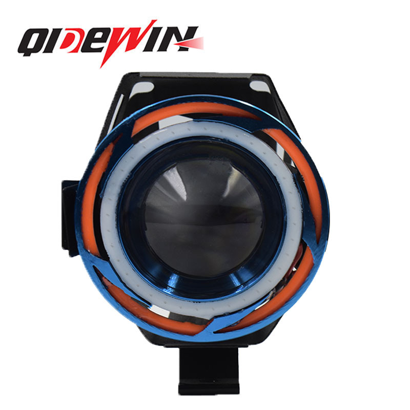 huangjiawei2 Angel's Devil's Eye Motorcycle External Transformer Lens Flash Light Laser Cannon Bulbs, LEDs & HIDs
