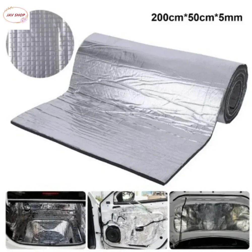JAV5134 Nhiệt Tấm cách âm cho ô tô Âm thanh 2000x500mmx50mm Tấm cách âm tường Kiểm tra chính tả Giảm âm Tấm cách nhiệt âm thanh Ô tô