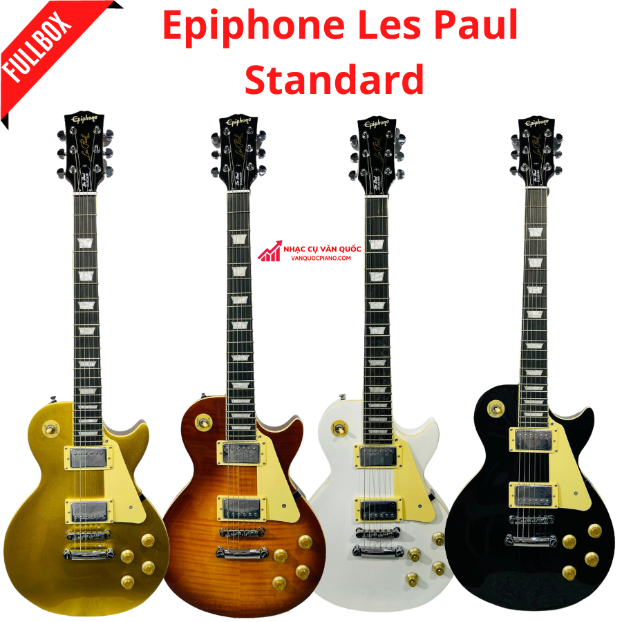 Đàn Guitar Điện Epiphone Les Paul Standard Kèm Cần Nhúng+ Phụ Kiện