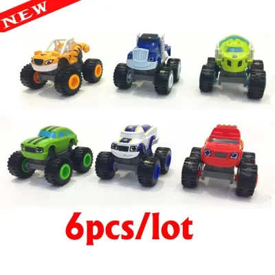 6pcs/set Blaze Cars Monster Machines Transformation Diecasts & Toy Vehicles Model - intl