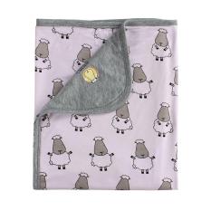 Baa Baa Sheepz Double Layer Blanket Big Sheepz Pink By Moo Moo Kow & Friends