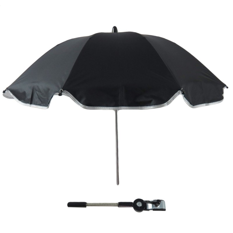 Baby Stroller Carriages UV Protection Umbrella Sunshade 360 Degrees Adjustable Direction Stroller Accessories for Most Baby Stroller Black - intl Singapore