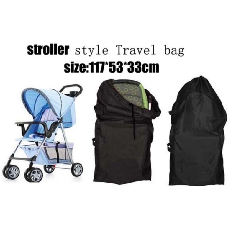 Baby stroller Covers baby stroller Travel bag Baby pram protection bag stroller accessories - B-(size:117 * 53 * 33cm) - intl Singapore