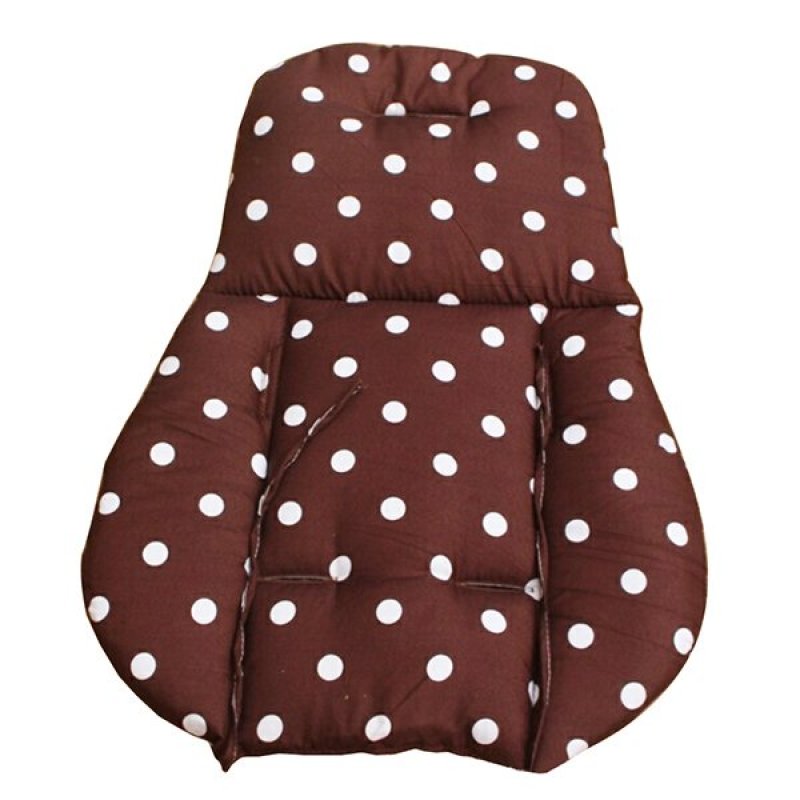 Bluelans® Thick Baby Infant Stroller Seat Pushchair Cushion Cotton Mat White Dot Coffee Singapore