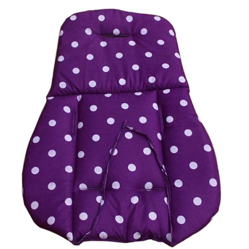Bluelans® Thick Baby Infant Stroller Seat Pushchair Cushion Cotton Mat White Dot Purple Singapore