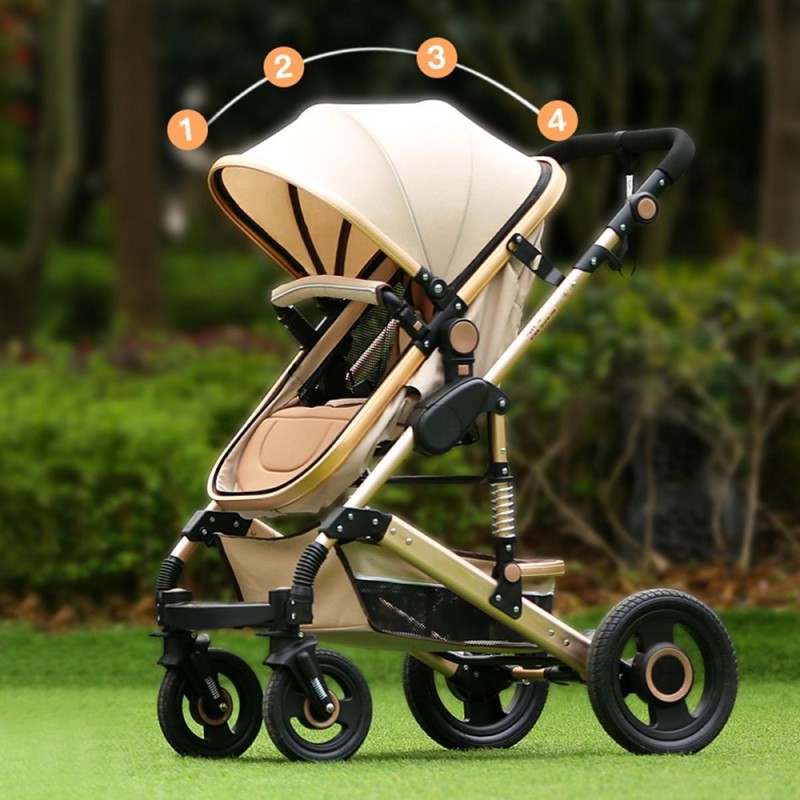 Foldable Newborn Baby Stroller Buggy Pram Pushchair Carriage Infant Travel Car - intl Singapore