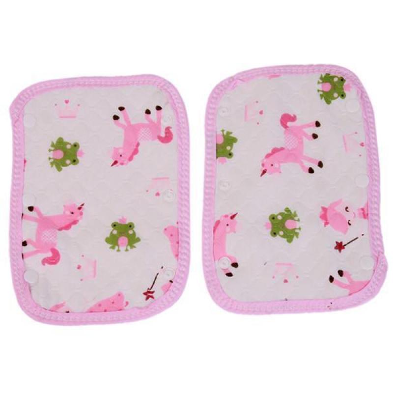 Hang-Qiao 1 Pair Cartoon Baby Stroller Foot Cover Safety Soft Pad Pink Singapore
