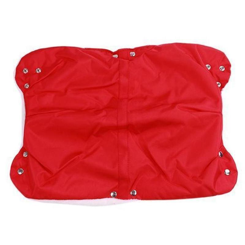 Hang-Qiao Baby Stroller Warm Gloves Carts Pram Hand Thick Gloves Red Singapore