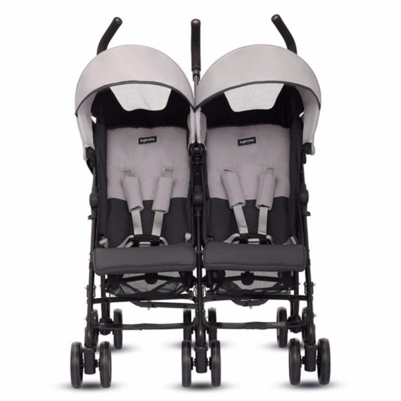 INGLESINA Twin Swift Twin Double Stroller Navy Blue(MARINA) , Grey(GRAFITE) Colors ♡ - intl Singapore
