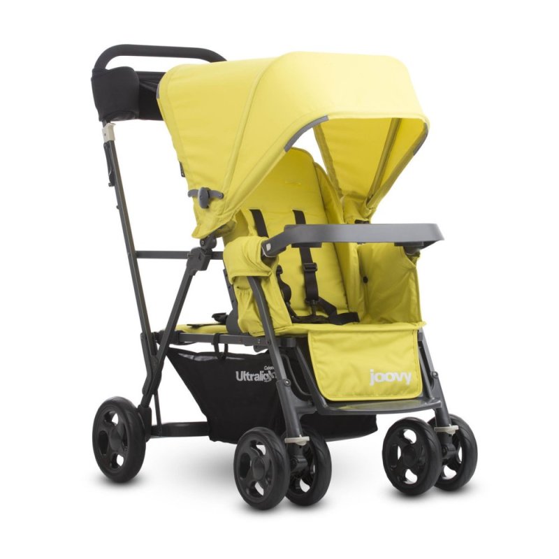 Joovy Cabooe Ultralight Graphite (Citron) - Double Stand-On Tandem Stroller Singapore