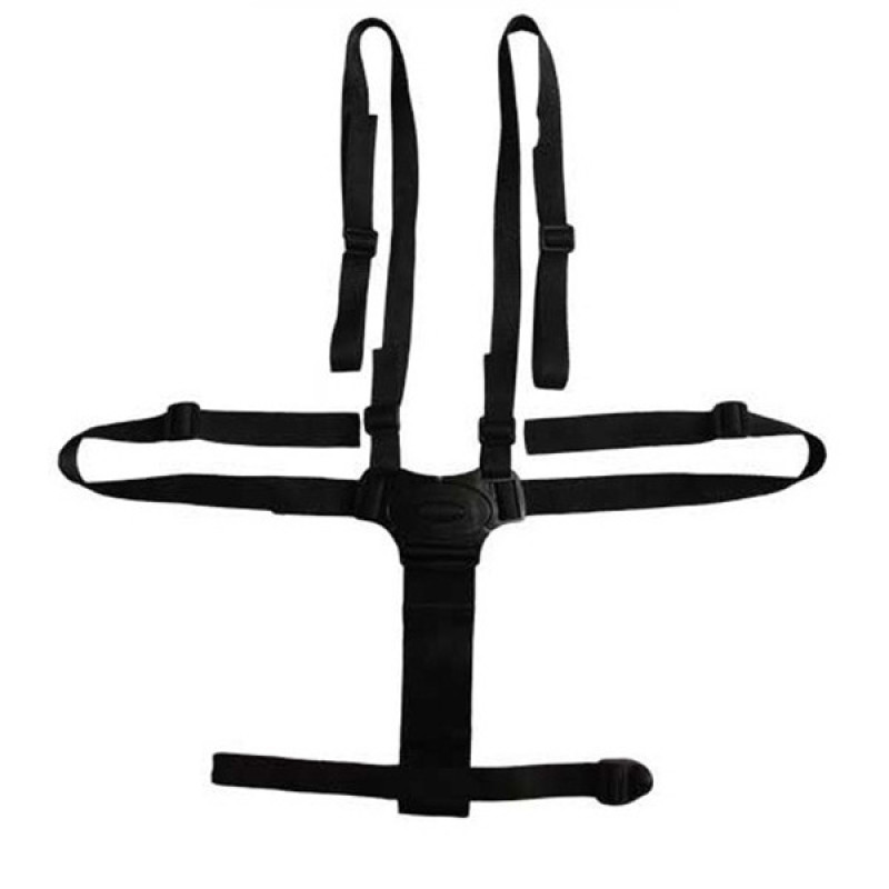 LALANG Baby Stroller Chair Five-Point Safety Belt (Black) Singapore