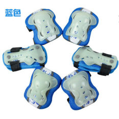 Children Roller Skating Protective Gear Full Set Fluorescent Night Light Thick Set Skating Roller-Skating Skate Shoes Skateboard Bike Kneecap By Taobao Collection