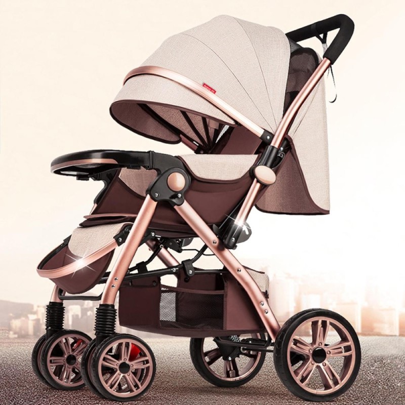 Newborn Carriage Baby Stroller Infant Travel Landscape Foldable Pushchair Pram - intl Singapore