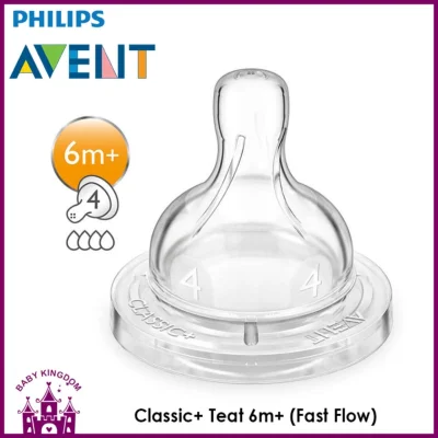 Philips Avent Classic+ Teat / Nipple 6m+(Fast Flow) (2pcs)